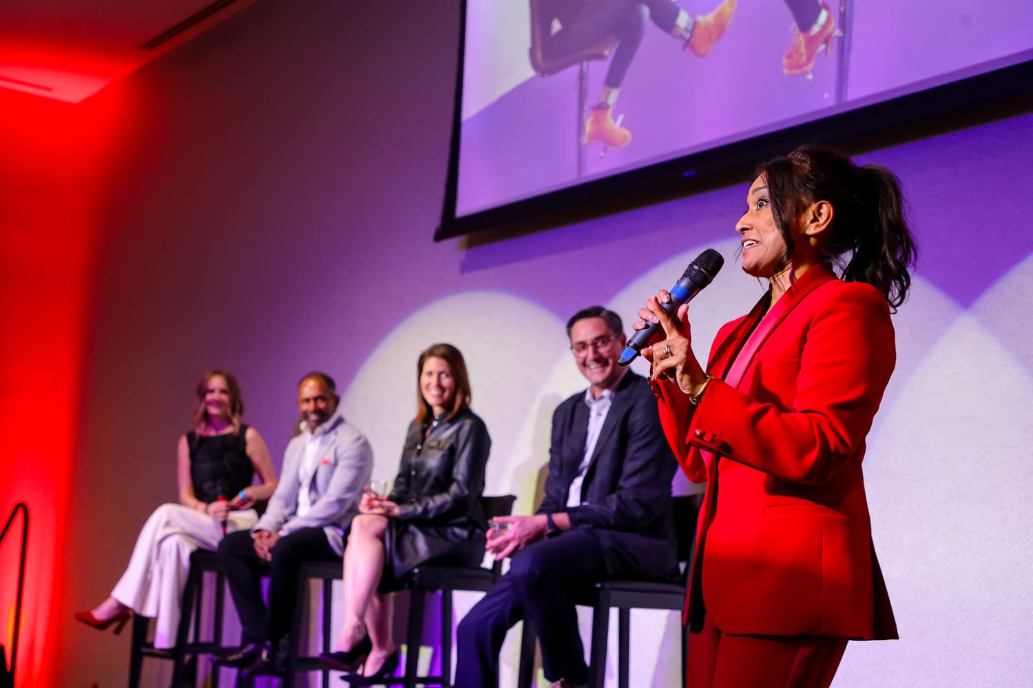 Roshini on a panel