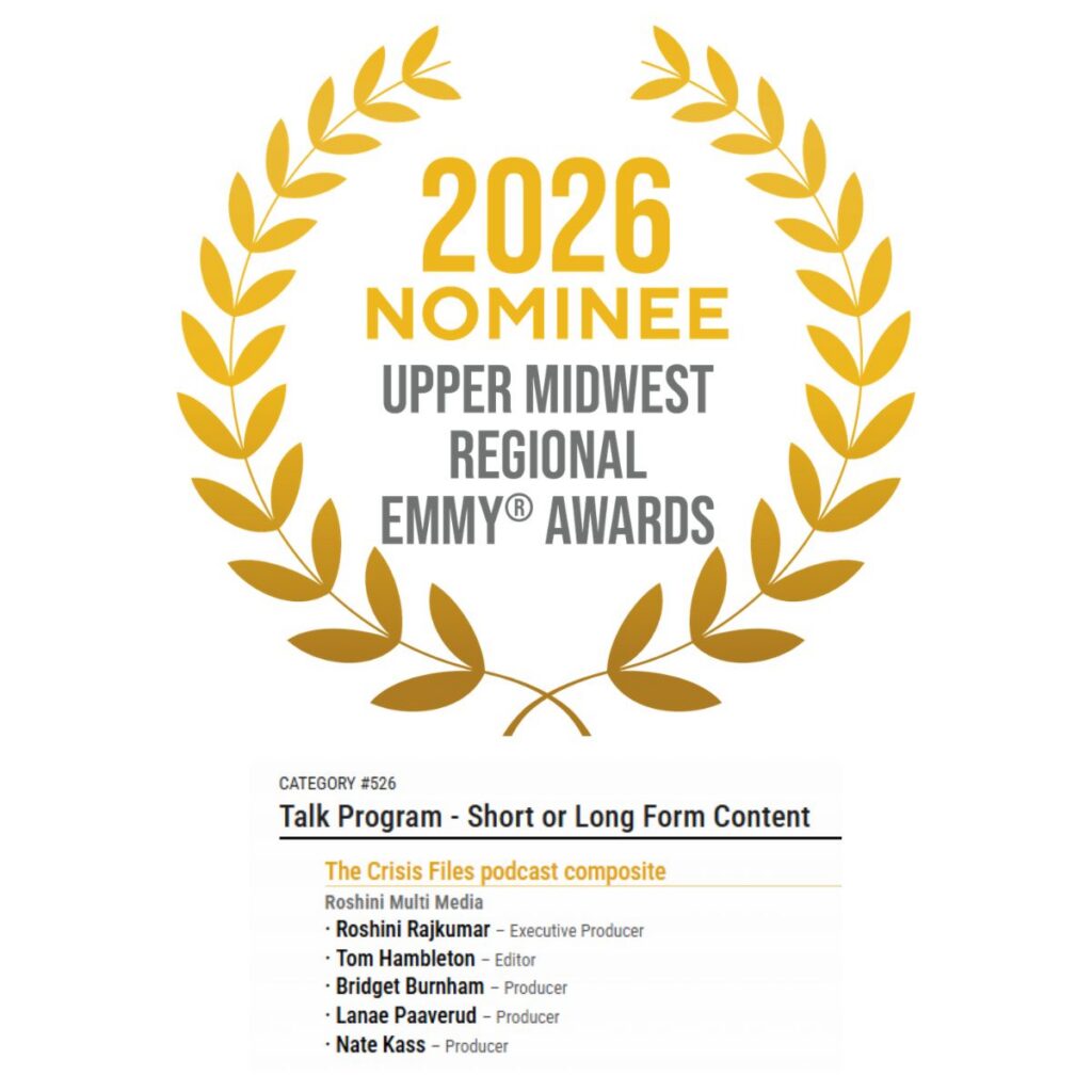 The Crisis Files Emmy nomination