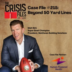 Former NFL player for Vikings and Ravens; Super Bowl Champion Matt Birk